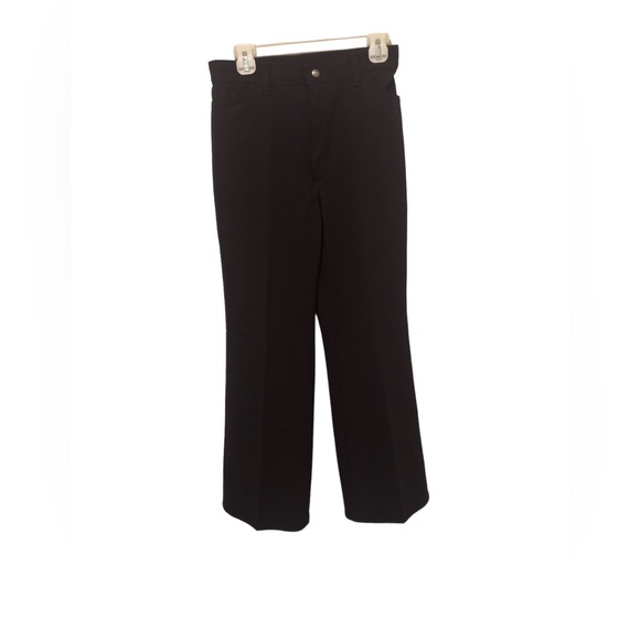 Vintage Levi L’s for me Flare trouser pant in dark purple almost brown Women’s - Picture 1 of 9